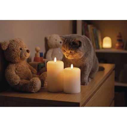 Sæt 2x LED-lys LED/4xAA + fjernbetjening