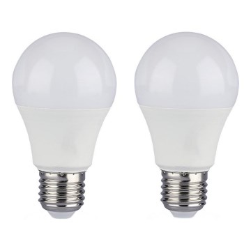 SÆT 2x LED-pære A60 E27/9W/230V 3000/4000/6400K