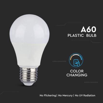 SÆT 2x LED-pære A60 E27/9W/230V 3000/4000/6400K