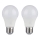 SÆT 2x LED-pære dæmpbar A60 E27/9W/230V 4000K