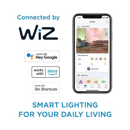 SÆT 2x LED-pære dæmpbar Philips A60 E27/8W/230V Wi-Fi