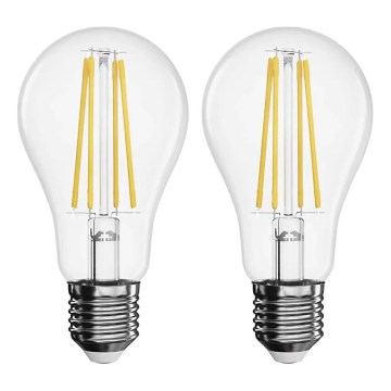 SÆT 2x LED-pære FILAMENT A60 E27/5,9W/230V 2700K
