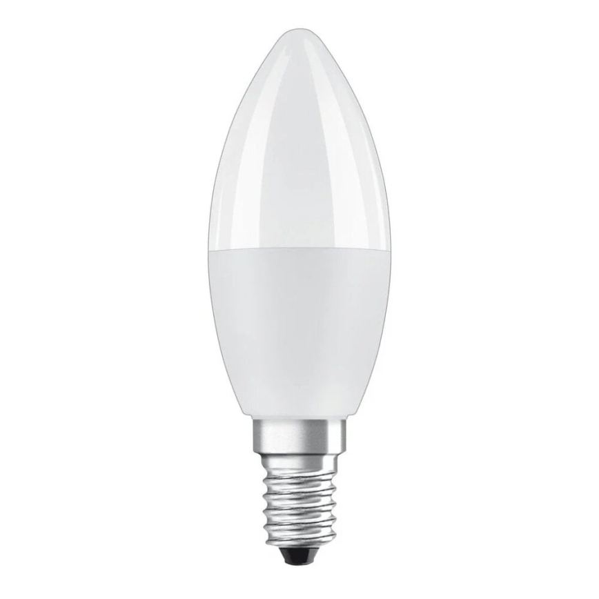 SÆT 2x LED-pære med RGBW-farver dæmpbar B38 E14/4,9W/230V 2700K + fjernbetjening - Osram