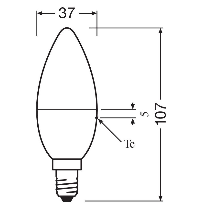 SÆT 2x LED-pære med RGBW-farver dæmpbar B38 E14/4,9W/230V 2700K + fjernbetjening - Osram