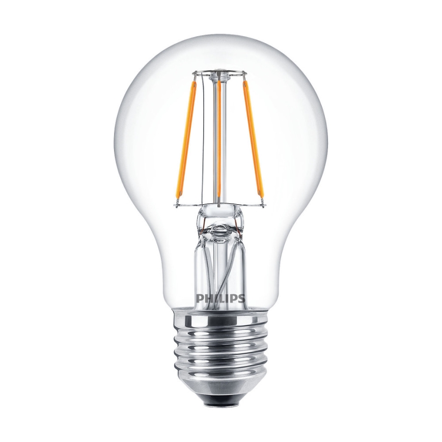 SÆT 2x LED-pære VINTAGE Philips A60 E27/4,3W/230V 2700K