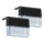 SÆT 2x LED RGB Soldrevet væglampe LED/1W/1,2V 3500K IP65