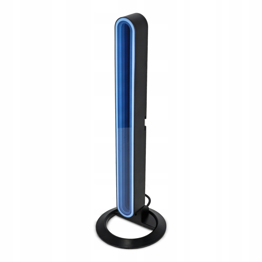 Sæt 2x LED RGBIC dæmpbar bordlampe LED/5W/5V sort + fjernbetjening