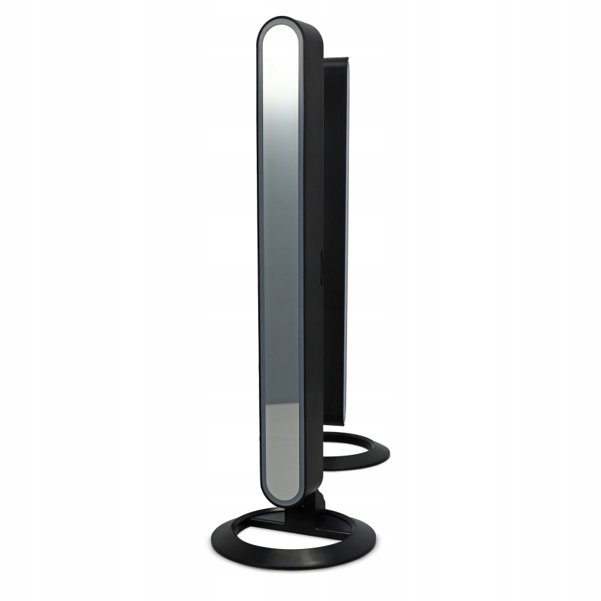 Sæt 2x LED RGBIC dæmpbar bordlampe LED/5W/5V sort + fjernbetjening
