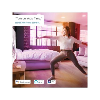 Sæt 2x RGBW dæmpbare LED-pærer A60 E27/9W/230V 2200-6500K Wi-Fi + fjernbetjening - WiZ