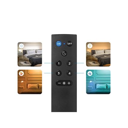 Sæt 2x RGBW dæmpbare LED-pærer A60 E27/9W/230V 2200-6500K Wi-Fi + fjernbetjening - WiZ