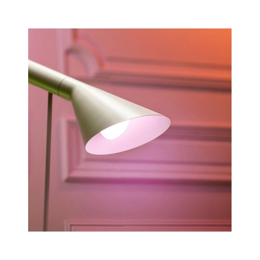 SÆT 2x LED RGBW Dæmpbar pære E27/11,5W/230V Wi-Fi + fjernbetjening - WiZ