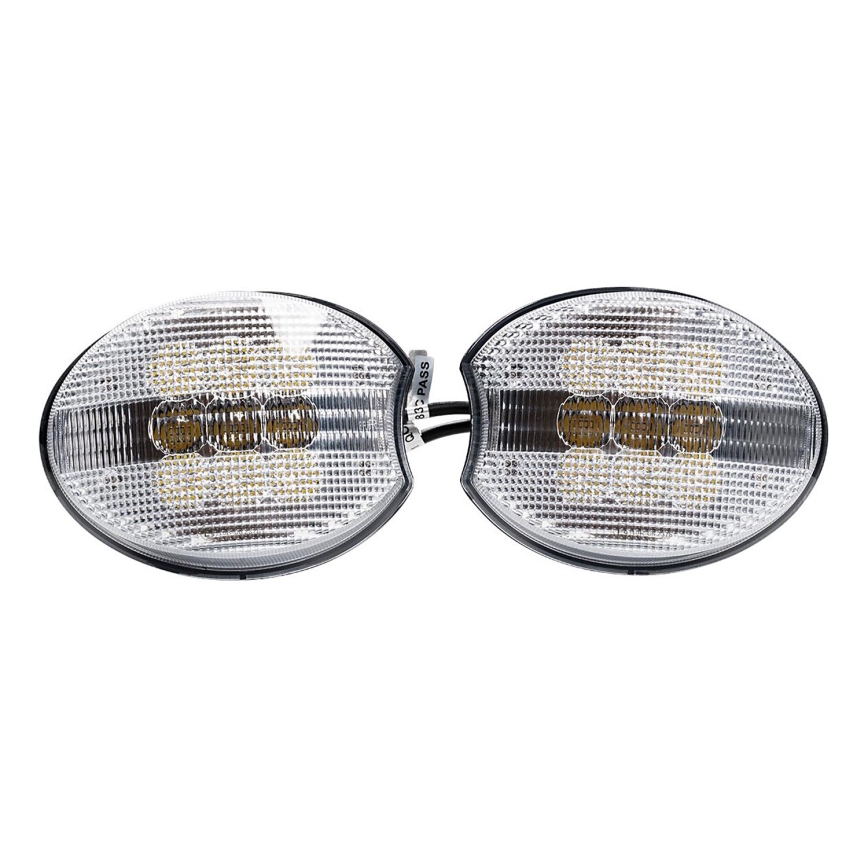 SÆT 2x LED Spotlight til traktor JOHN DEER LED/45W/10-30V IP69 5700K