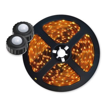 SÆT 2x LED strimler 1,5 m + sensor 2xLED/7,2W/230V