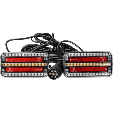 SÆT 2x LED Trailerlygte m. dynamisk blinklys LED/12-24V IP65