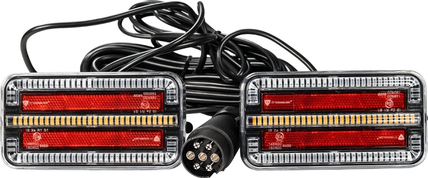 SÆT 2x LED Trailerlygte m. dynamisk blinklys LED/12-24V IP65
