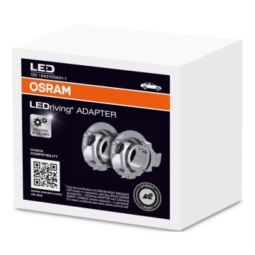 SÆT 2x LEDriving Adapter H7 - Osram