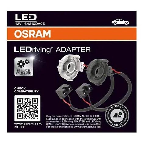 SÆT 2x LEDriving Adapter - Osram
