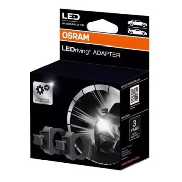 SÆT 2x LEDriving Adapter pærefatning - Osram