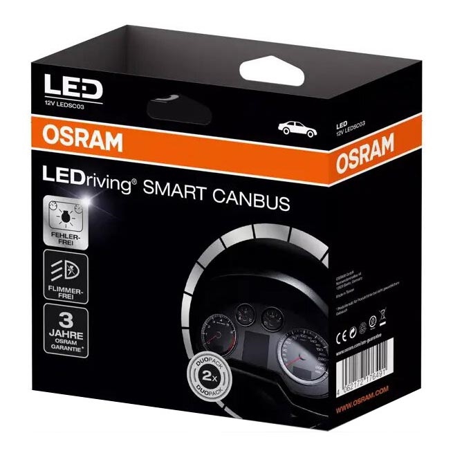 SÆT 2x LEDriving SMART CANBUS - Osram