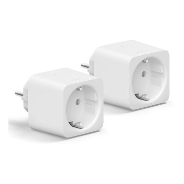 SÆT 2x Smart-stik Philips Hue Smart stik EU SCHUKO