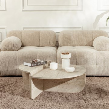 SÆT 2x Sofabord ORION beige