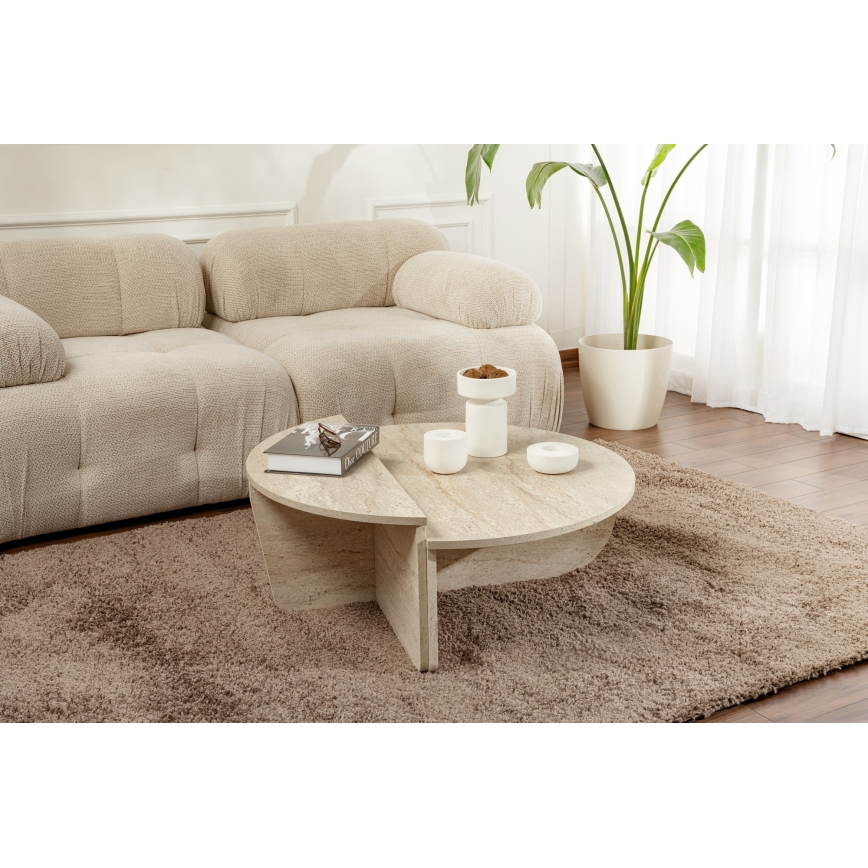 SÆT 2x Sofabord ORION beige