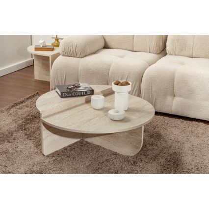 SÆT 2x Sofabord ORION beige