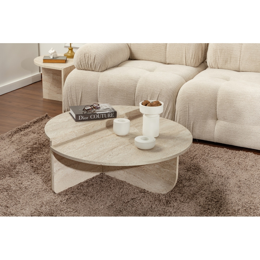 SÆT 2x Sofabord ORION beige