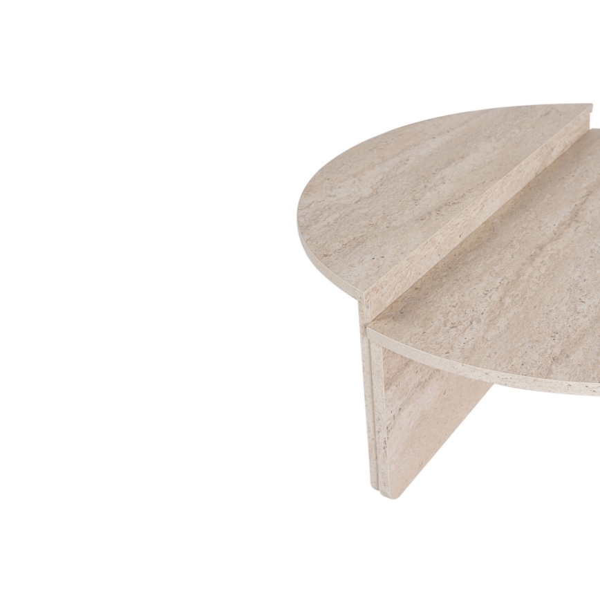 SÆT 2x Sofabord ORION beige