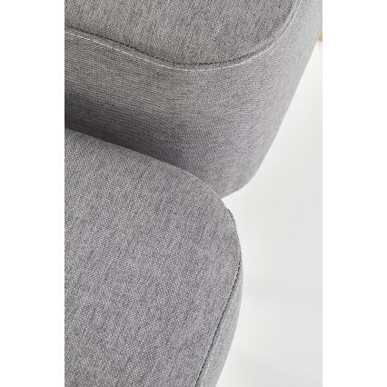 SÆT 2x Skammel PULA 48x43 cm grå/beige
