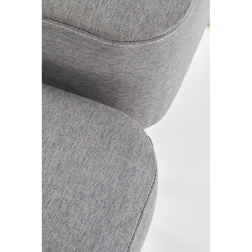 SÆT 2x Skammel PULA 48x43 cm grå/beige