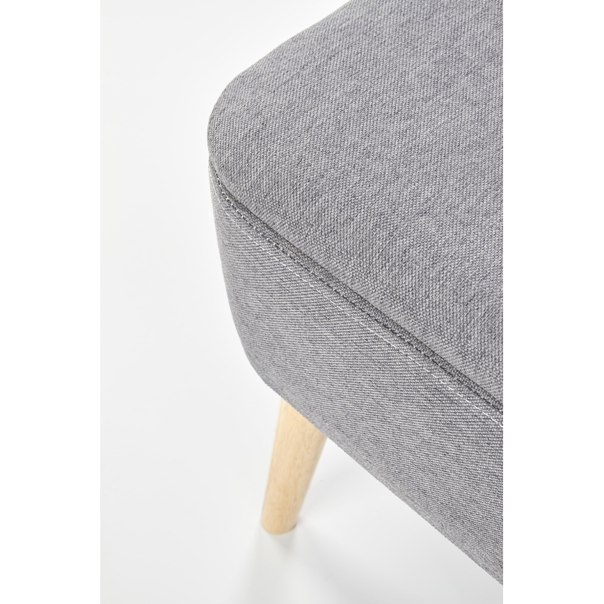 SÆT 2x Skammel PULA 48x43 cm grå/beige