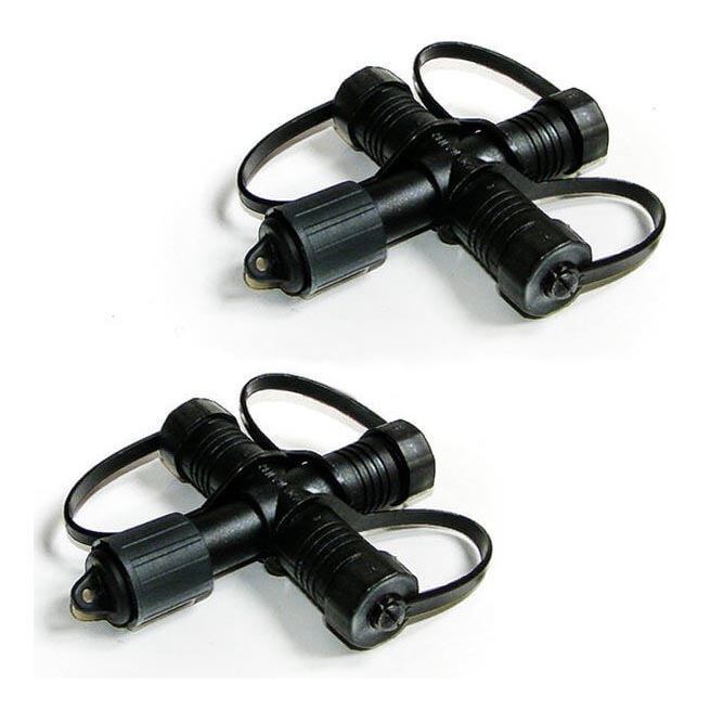 SÆT 2x Udendørs stik (1x input, 3x output) EASY CONNECT IP67