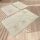 SÆT 3x Badeværelsesmåtte ORKIDE 60/60/100 cm beige