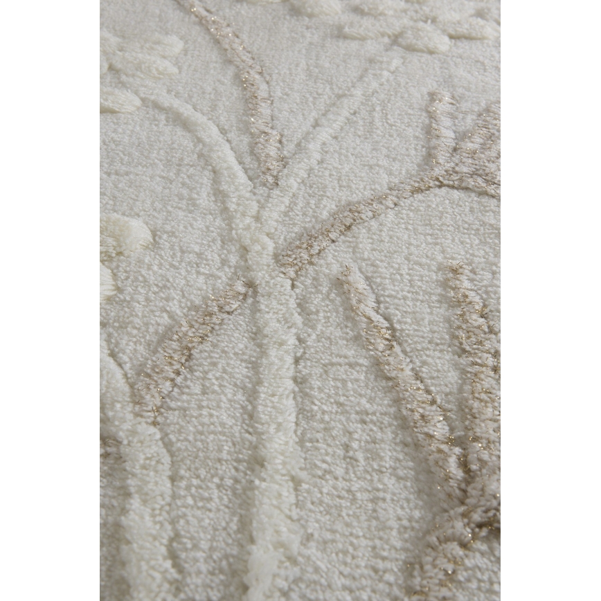 SÆT 3x Badeværelsesmåtte ORKIDE 60/60/100 cm beige