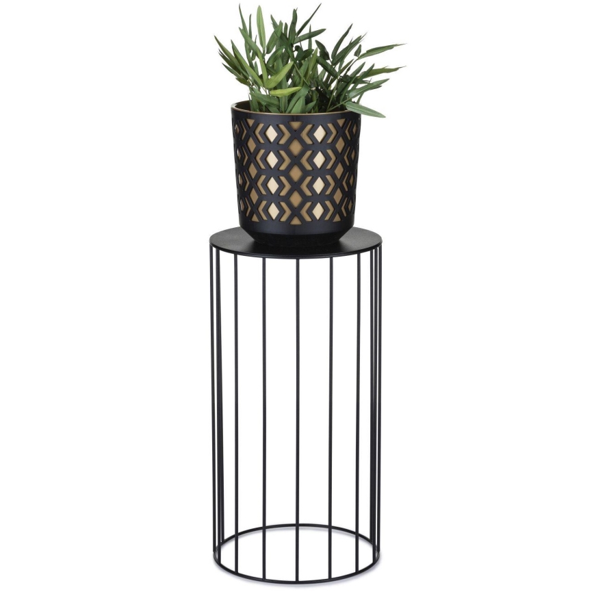 SÆT 3x Blomsterkrukke LOFT sort