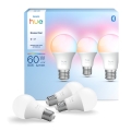 Sæt 3x dæmpbar LED-pære Philips Hue White And Color Ambiance Essential E27/8W/230V 2200-6500K