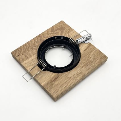 SÆT 3x Indbygningslampe TOBBY 1xG9/20W/230V 11,5x11,5 cm eg/sort