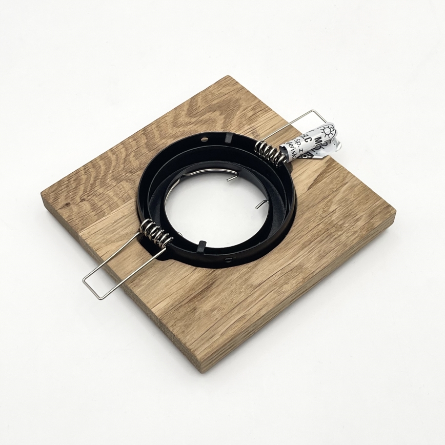 SÆT 3x Indbygningslampe TOBBY 1xG9/20W/230V 11,5x11,5 cm eg/sort