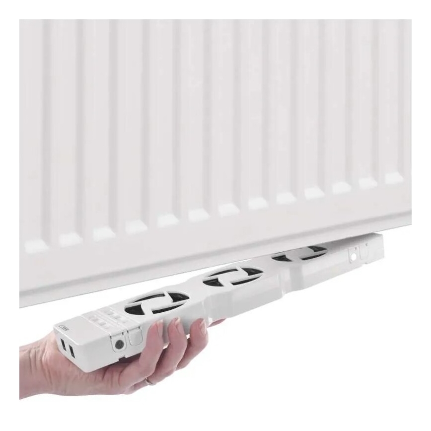 SÆT 3x Kølerventilator 5/230V hvid