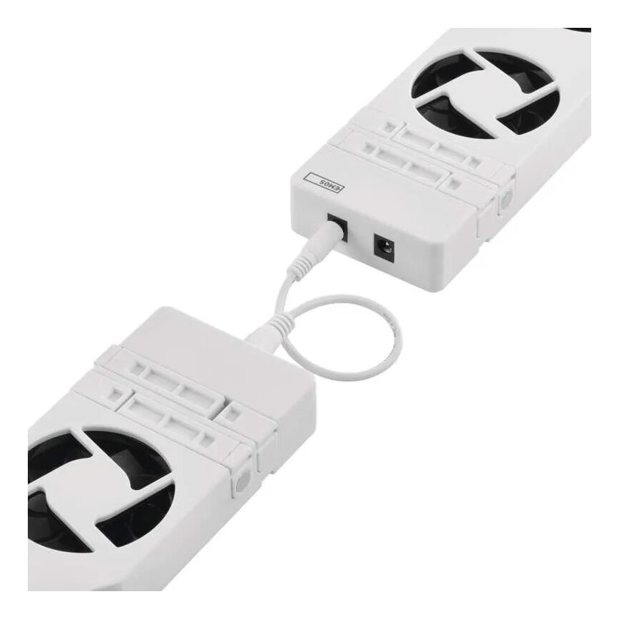 SÆT 3x Kølerventilator 5/230V hvid