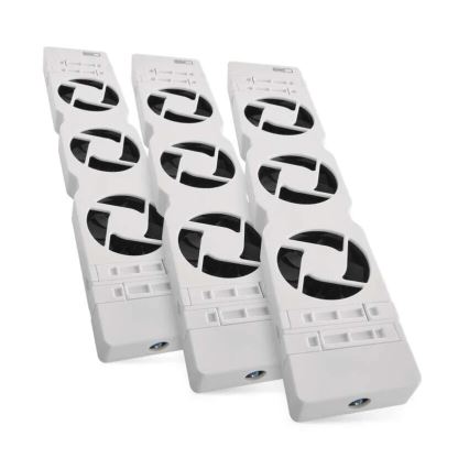 SÆT 3x Kølerventilator 5/230V hvid