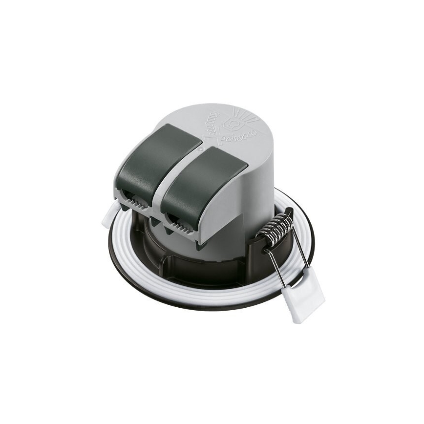 SÆT 3x LED indbygningslampe til badeværelse LED/5,5W/230V 2700K IP65 sort