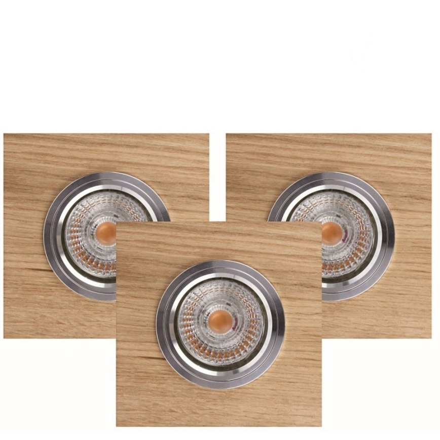 SÆT 3x LED indbygningslampe VITAR 1xGU10/5W/230V CRI 90 eg