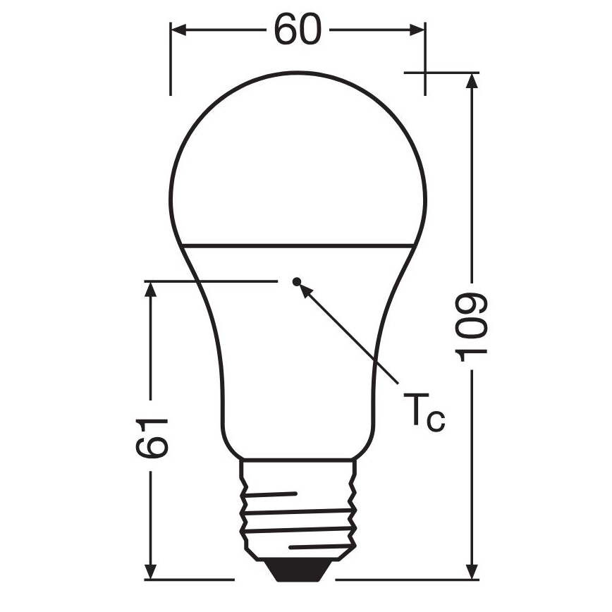 SÆT 3x LED-pære A60 E27/10W/230V 4000K