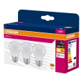 Sæt 3x LED-pære A60 E27/8W/230V 3000K - Osram