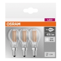 SÆT 3x LED pære BASE P40 E14/4W/230V 4000K – Osram