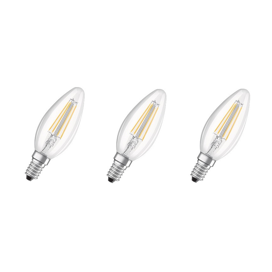 SÆT 3x LED pære BASE VINTAGE B40 E14/4W/230V 4000K – Osram