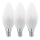 SÆT 3x LED-pære C37 E14/6W/230V 3000K - Eglo 12884