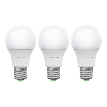 SÆT 3x LED-pære ECOLINE A60 E27/15W/230V 6500K - Brilagi